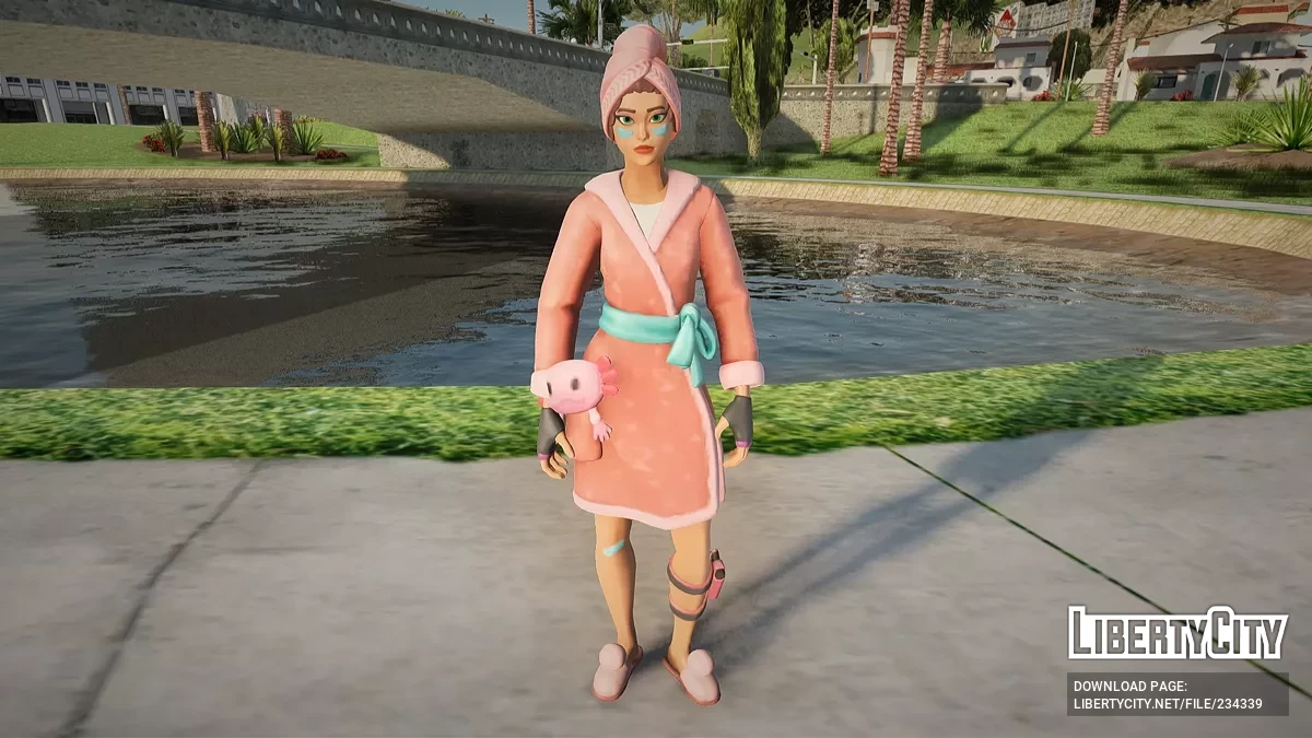 Чистюля Бетани из Fortnite / GTA San Andreas