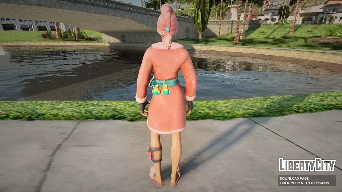 Чистюля Бетани из Fortnite / GTA San Andreas