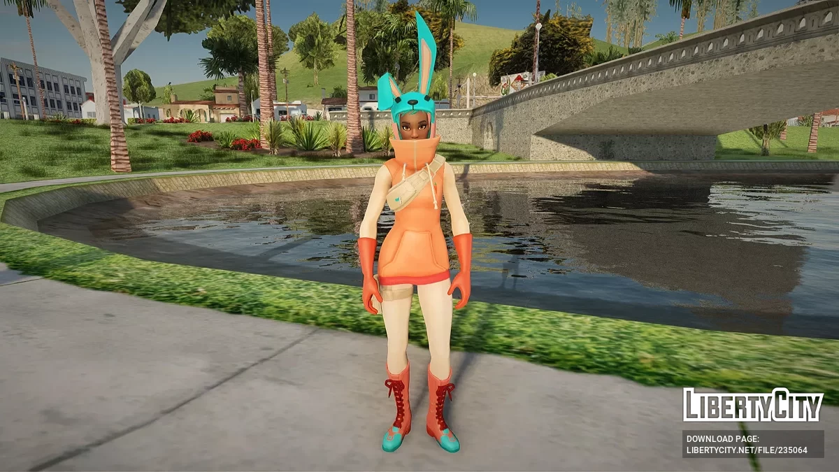 Длинноушка из Fortnite / GTA San Andreas