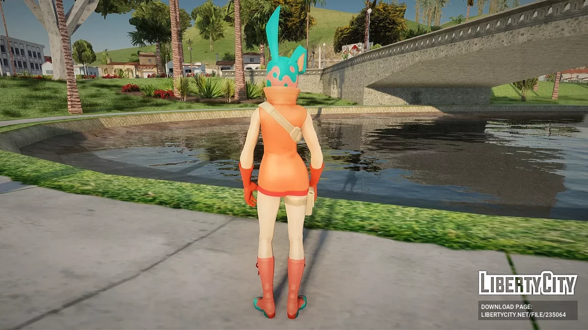 Длинноушка из Fortnite / GTA San Andreas