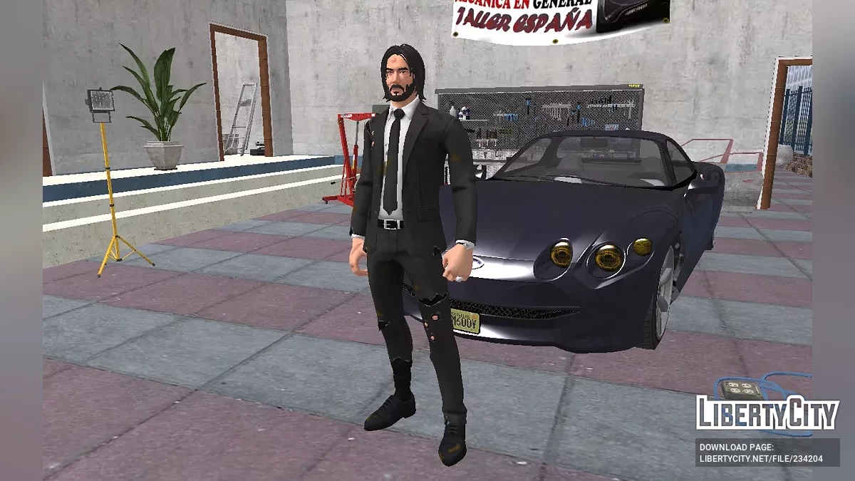 Джон Уик из Fortnite / GTA San Andreas