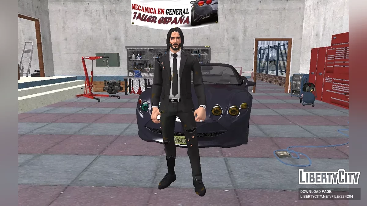 Джон Уик из Fortnite / GTA San Andreas