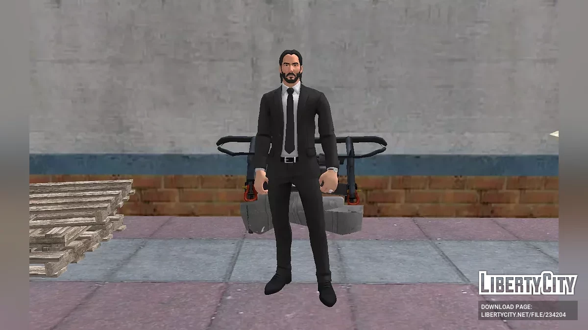 Джон Уик из Fortnite / GTA San Andreas