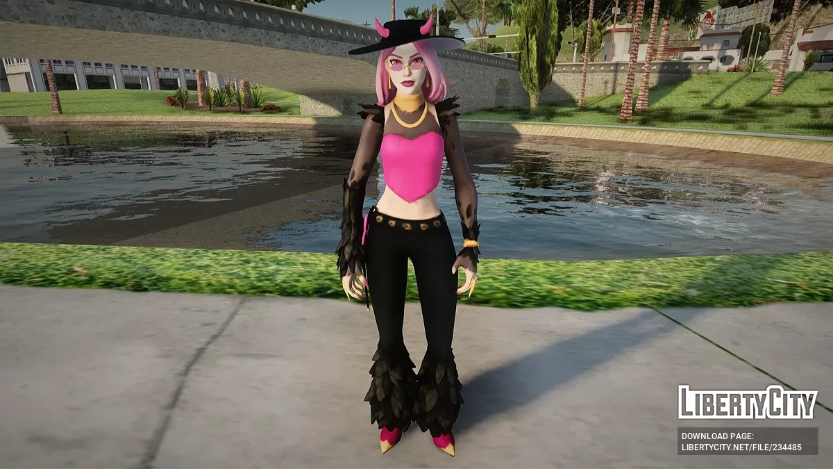 Гарпия Хейз из Fortnite / GTA San Andreas