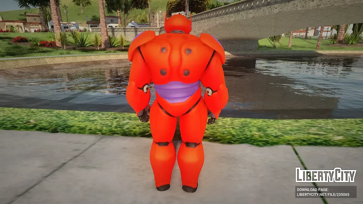 Герой Бэймакс из Fortnite / GTA San Andreas