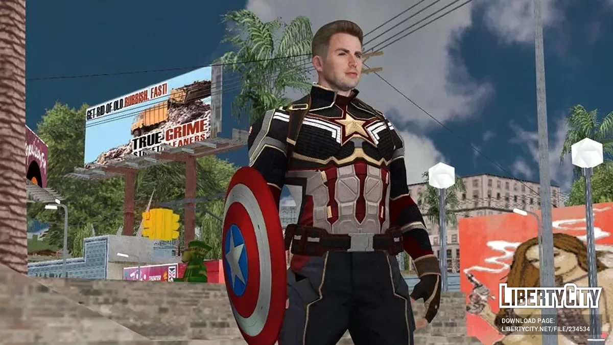 Капитан Америка / GTA San Andreas
