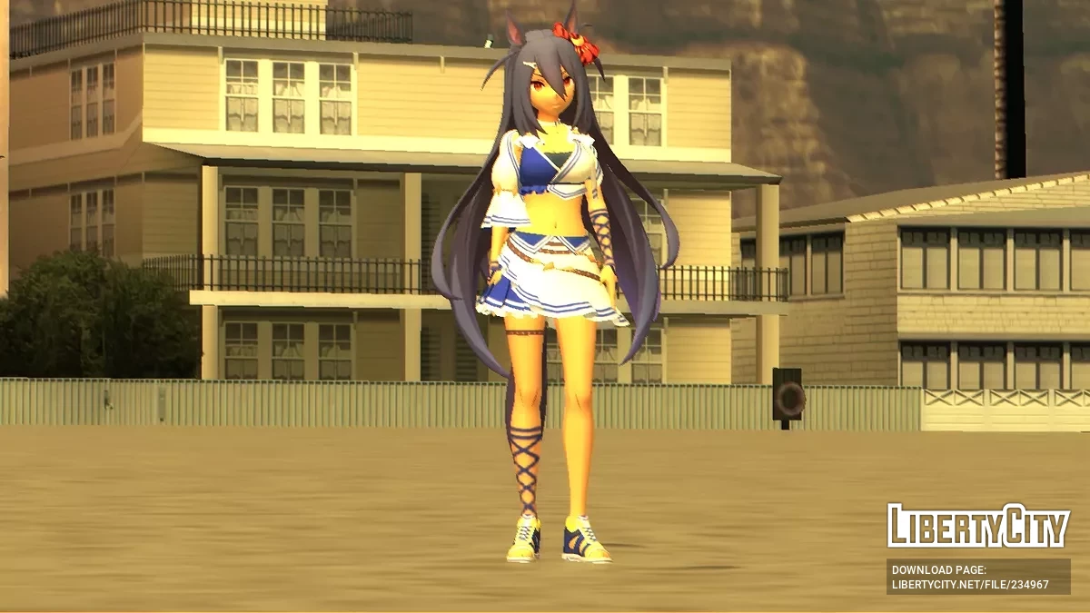 Хиши Амазон из Uma Musume (PC + Android) / GTA San Andreas
