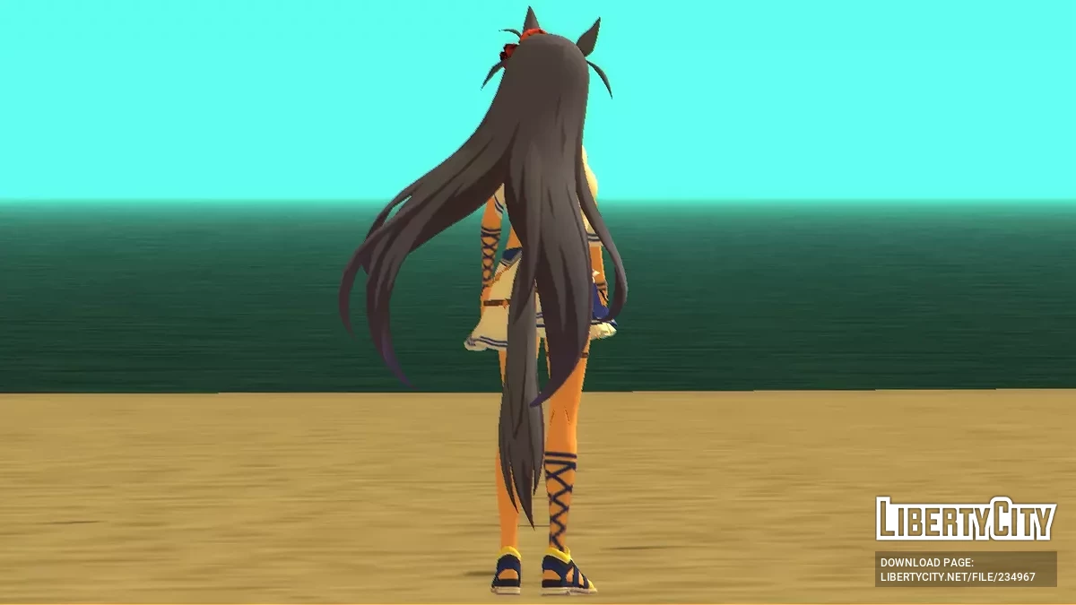 Хиши Амазон из Uma Musume (PC + Android) / GTA San Andreas