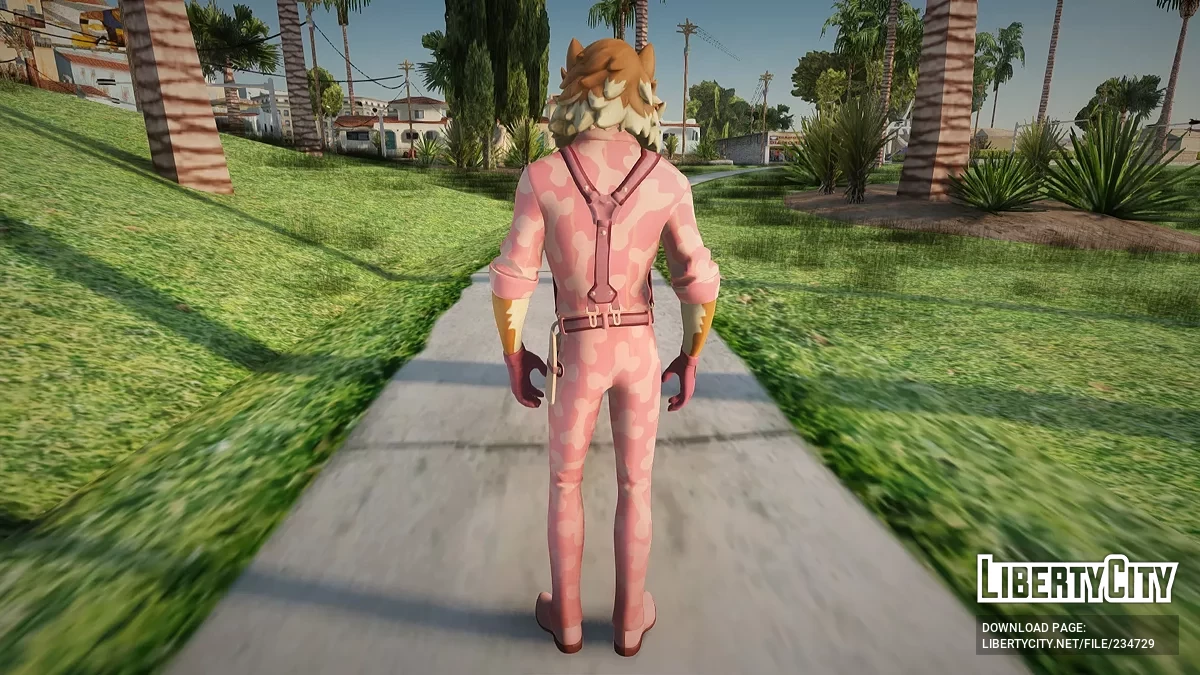 Хвостик из Fortnite / GTA San Andreas