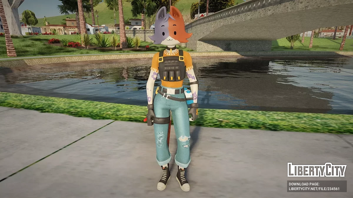 Кэти из Fortnite / GTA San Andreas