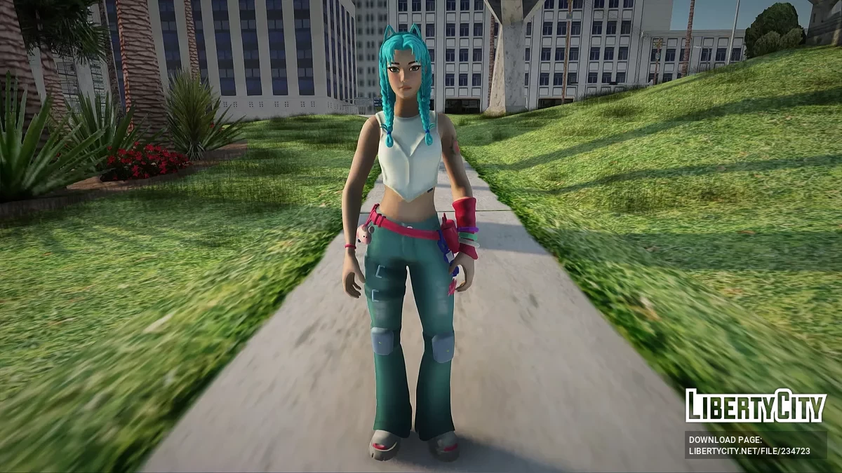 Коталина из Fortnite / GTA San Andreas