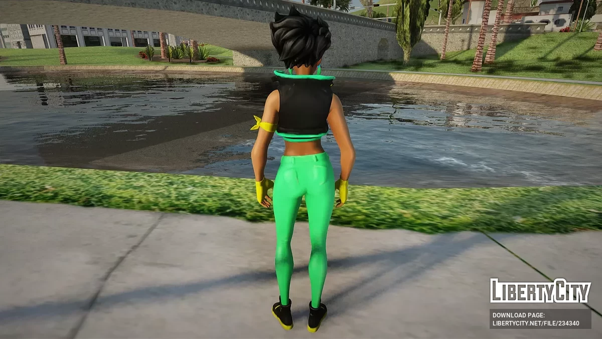 Лайм из Fortnite / GTA San Andreas