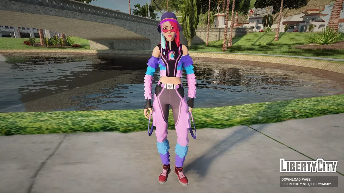 Лана Лейн из Fortnite / GTA San Andreas