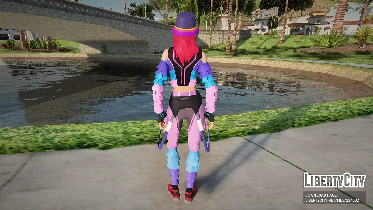 Лана Лейн из Fortnite / GTA San Andreas