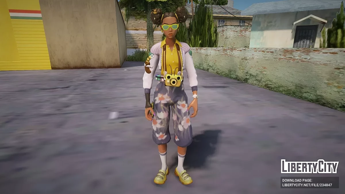 Лавандра из Fortnite / GTA San Andreas