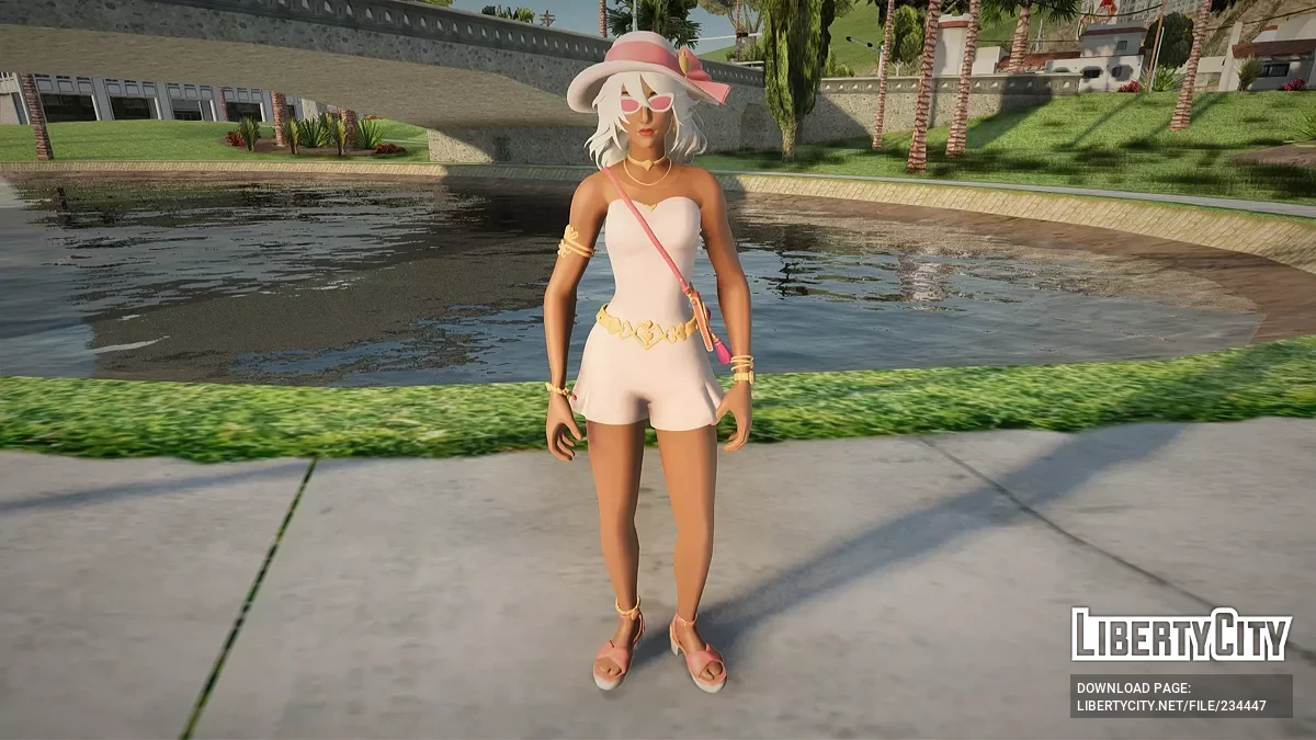 Летняя Афродита из Fortnite / GTA San Andreas