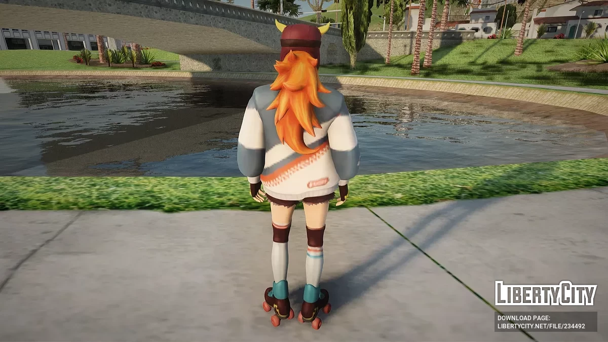 Лина Квад из Fortnite / GTA San Andreas