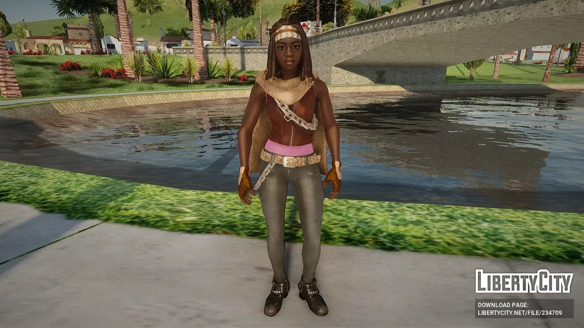 Мишонн из Fortnite / GTA San Andreas