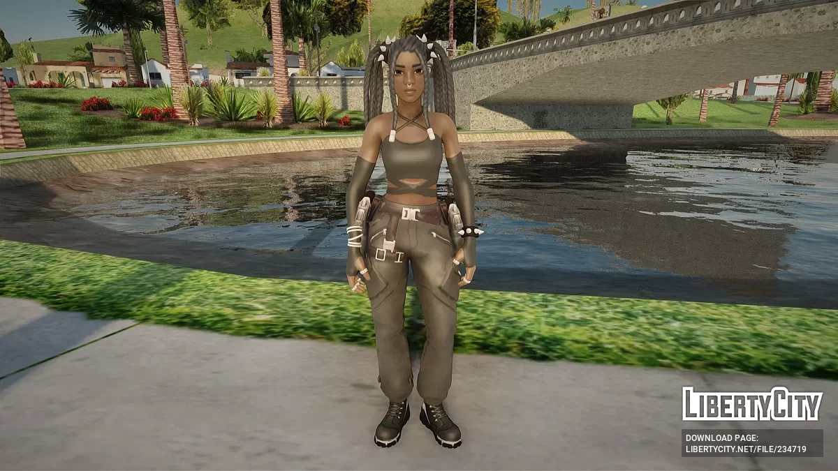 Ниа из Fortnite / GTA San Andreas