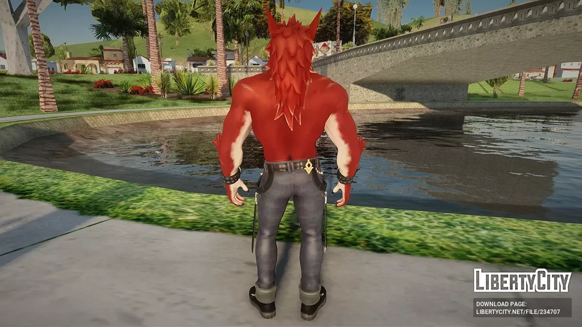 Оборотень Люсьен из Fortnite / GTA San Andreas