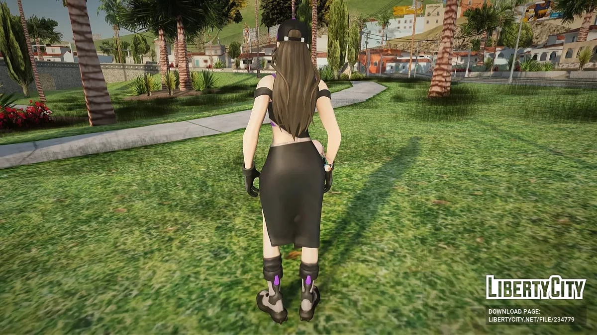 Охотница Саеко из Fortnite / GTA San Andreas