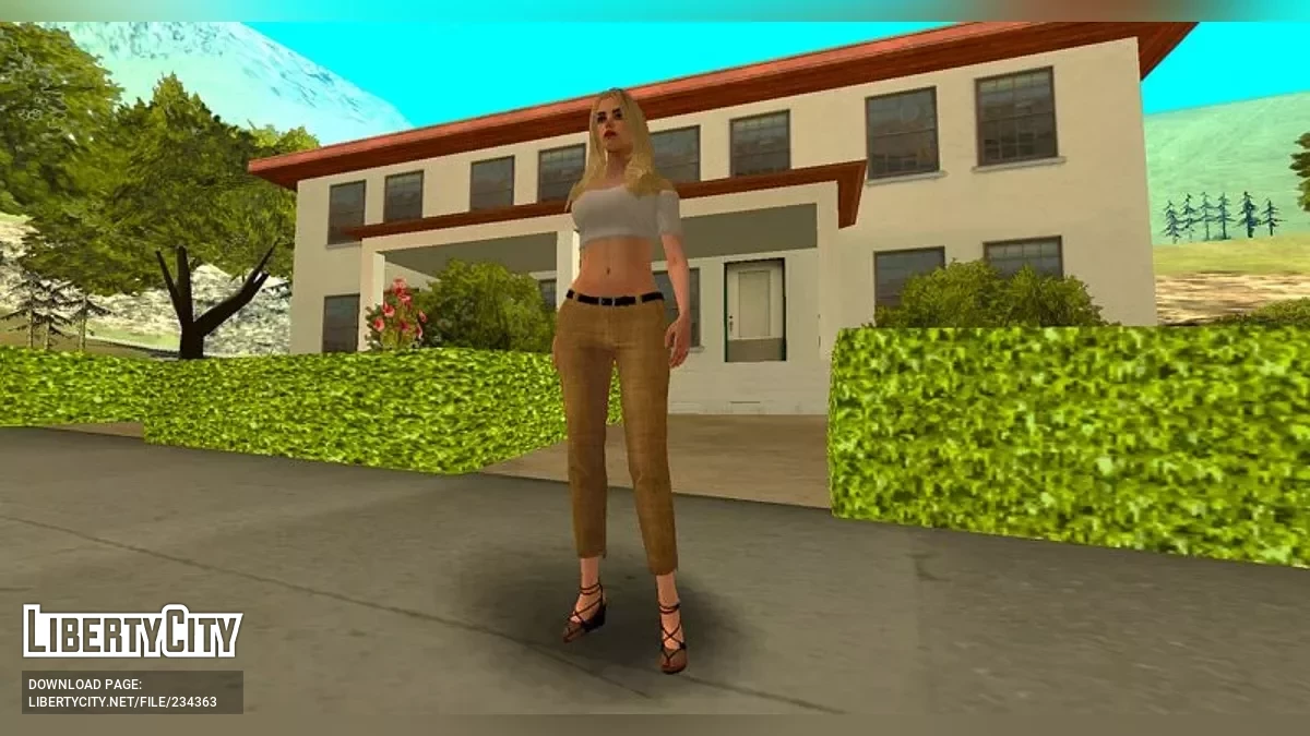 Оливия из The Grand Mafia / GTA San Andreas