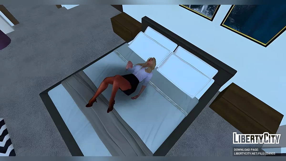 Оливия в офисном костюме из The Grand Mafia / GTA San Andreas