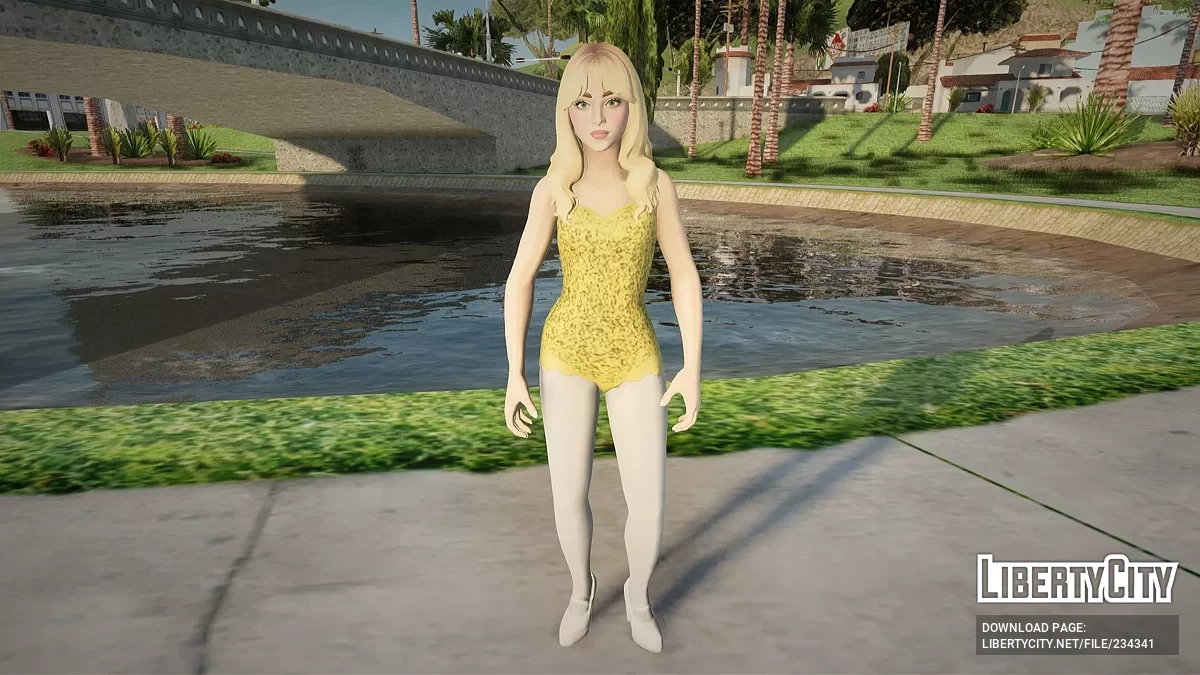 Сабрина Карпентер из Fortnite / GTA San Andreas