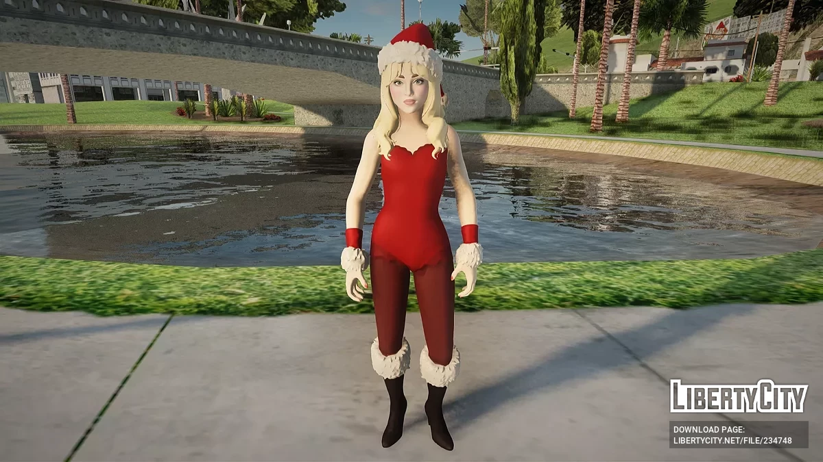 Сабрина Клаус из Fortnite / GTA San Andreas