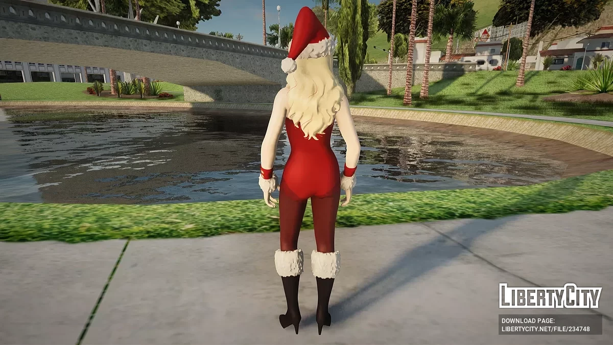 Сабрина Клаус из Fortnite / GTA San Andreas