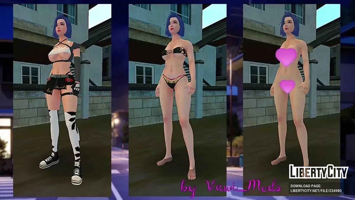 Селена из Zombie Hunter: Invasion / GTA San Andreas