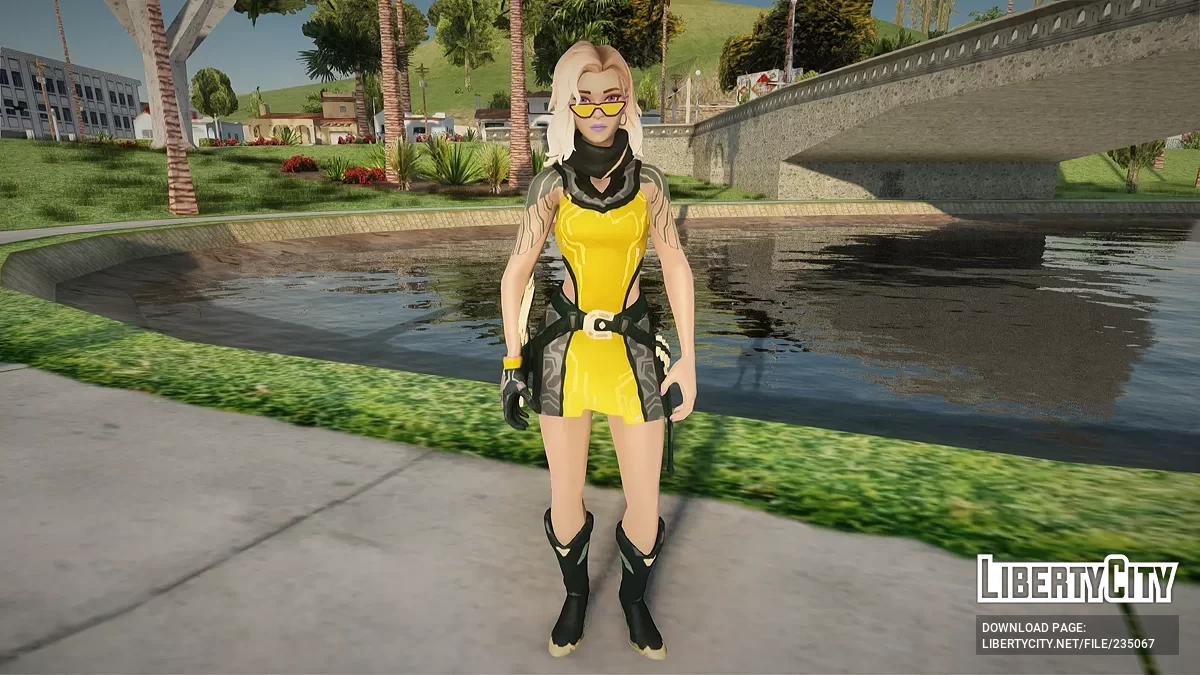 Шафран из Fortnite / GTA San Andreas