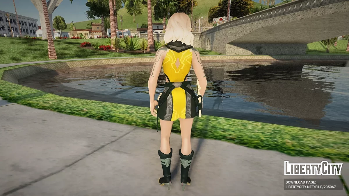 Шафран из Fortnite / GTA San Andreas