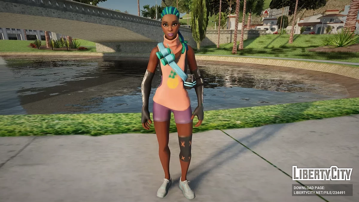 Сина из Fortnite / GTA San Andreas