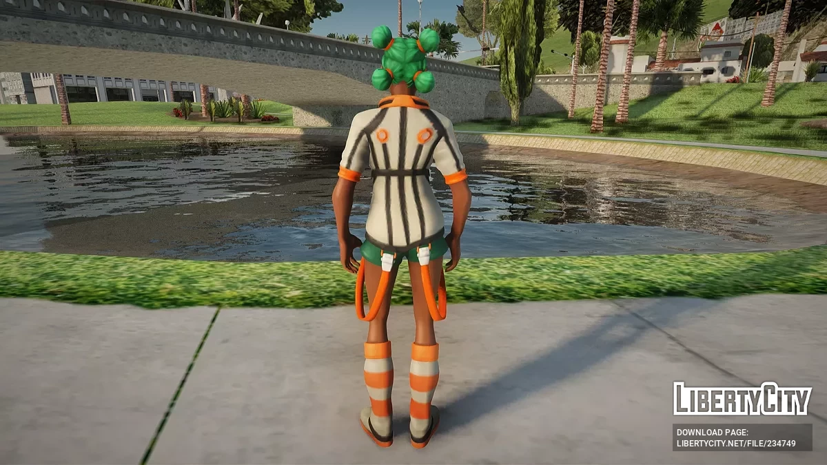 Сиона из Fortnite / GTA San Andreas