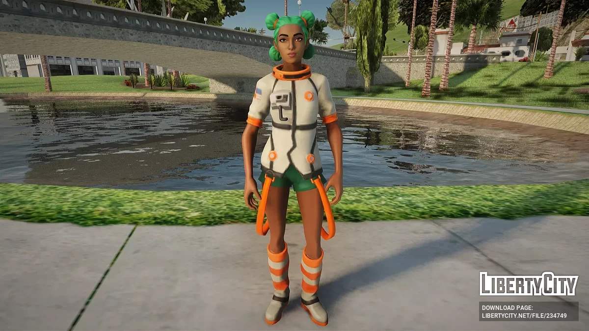 Сиона из Fortnite / GTA San Andreas