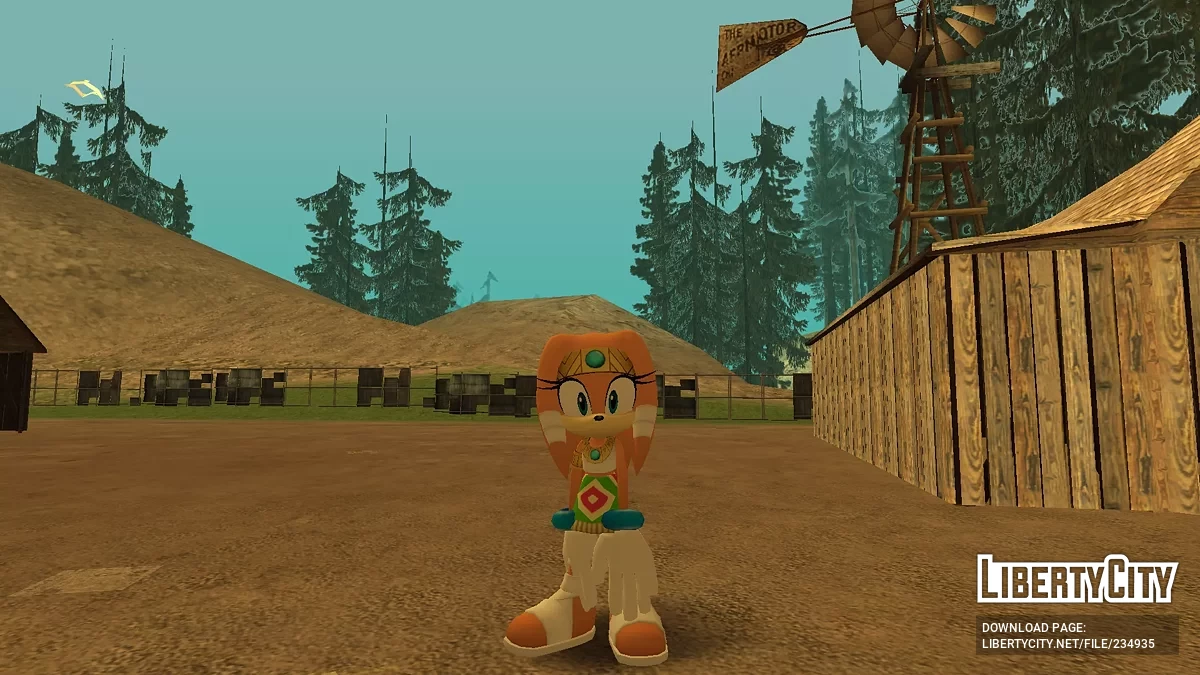 Тикал Ехидна из Sonic Forces Speed Battle / GTA San Andreas