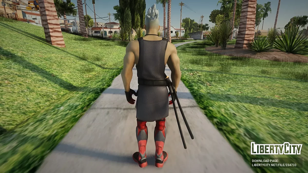 Воин ветра из Fortnite / GTA San Andreas