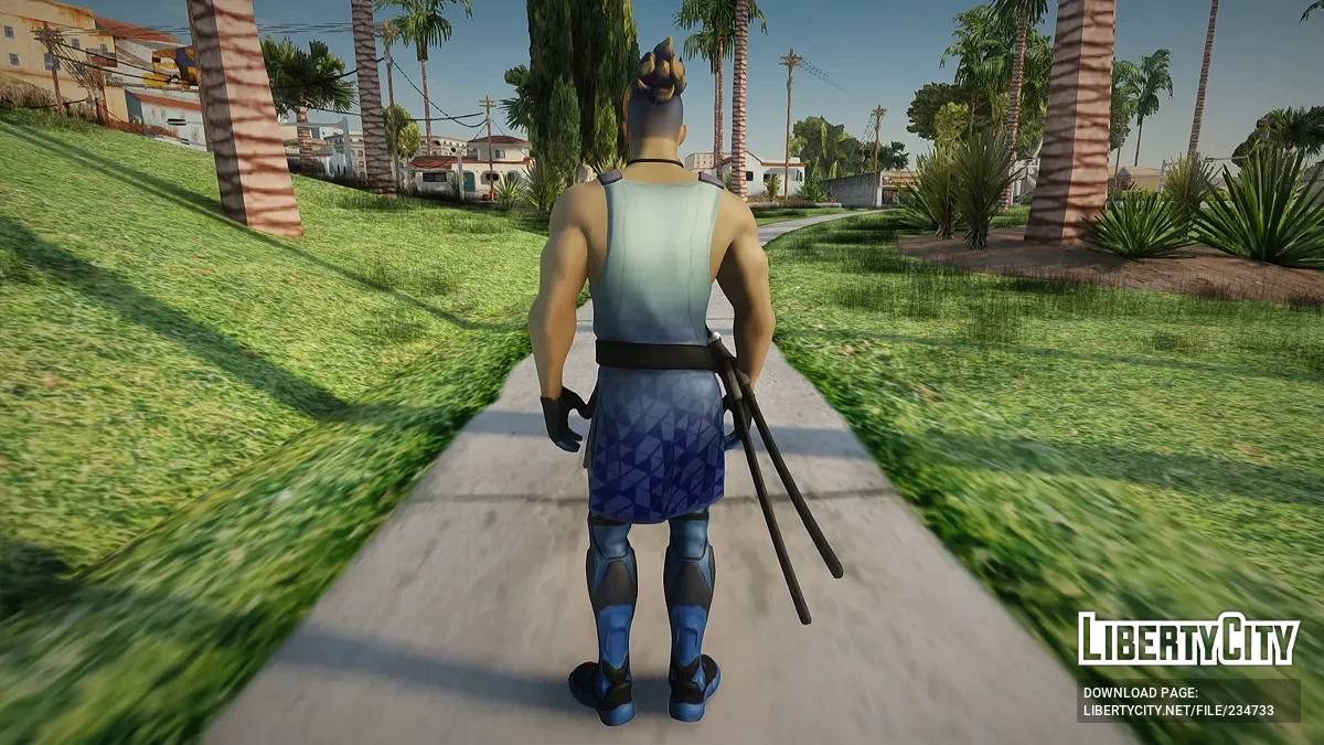 Воин ветра из Fortnite / GTA San Andreas