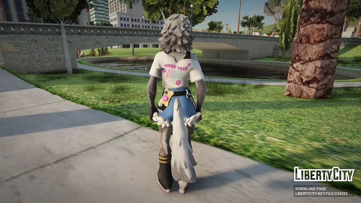 Волфи из Fortnite / GTA San Andreas