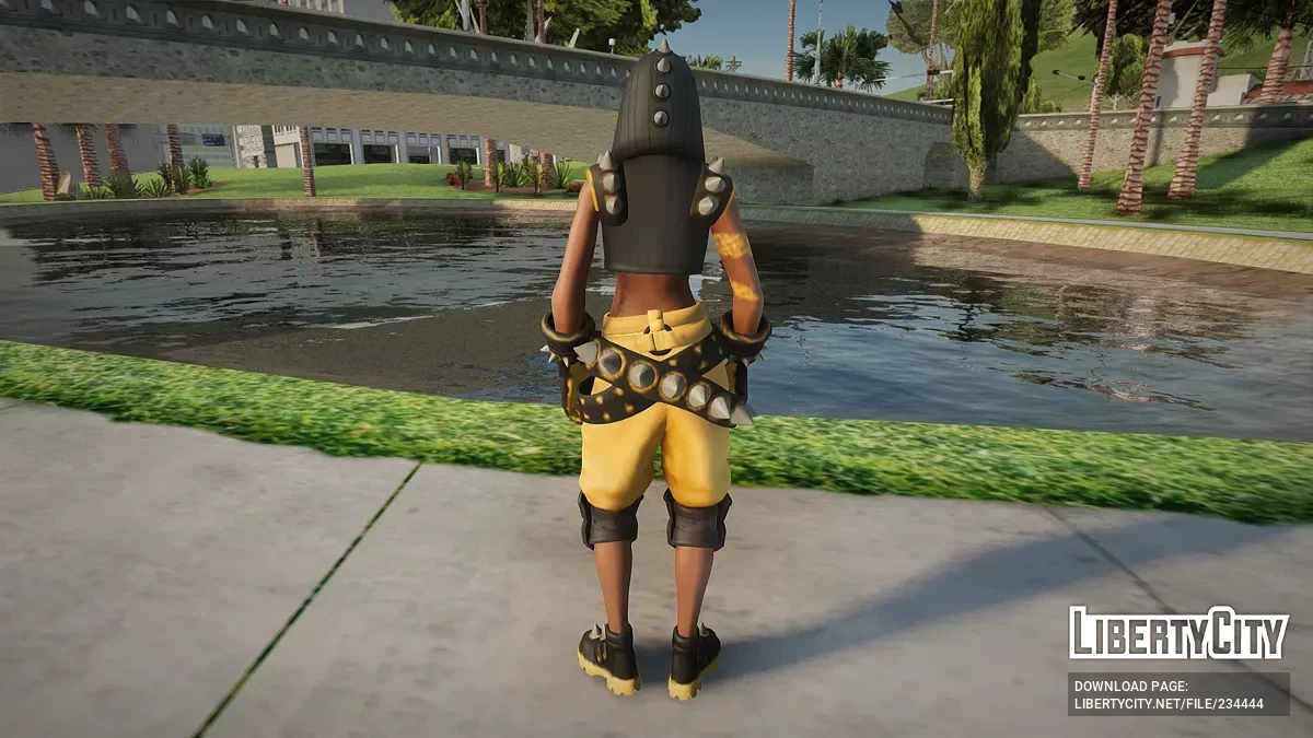 Златоликая Амара из Fortnite / GTA San Andreas