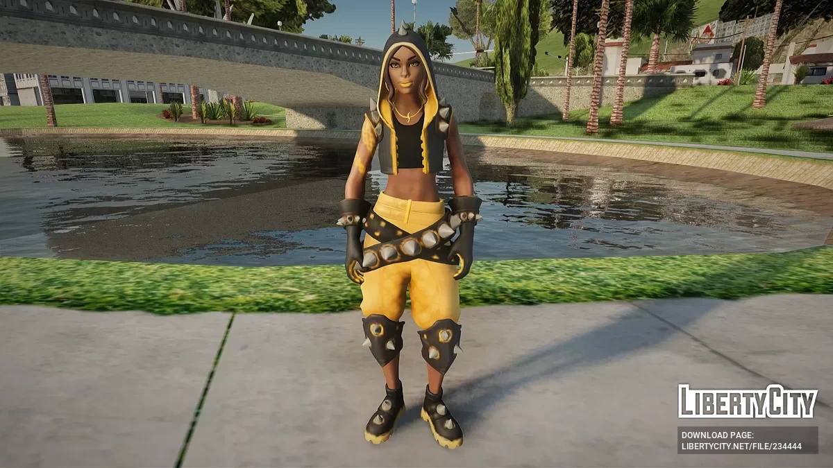 Златоликая Амара из Fortnite / GTA San Andreas