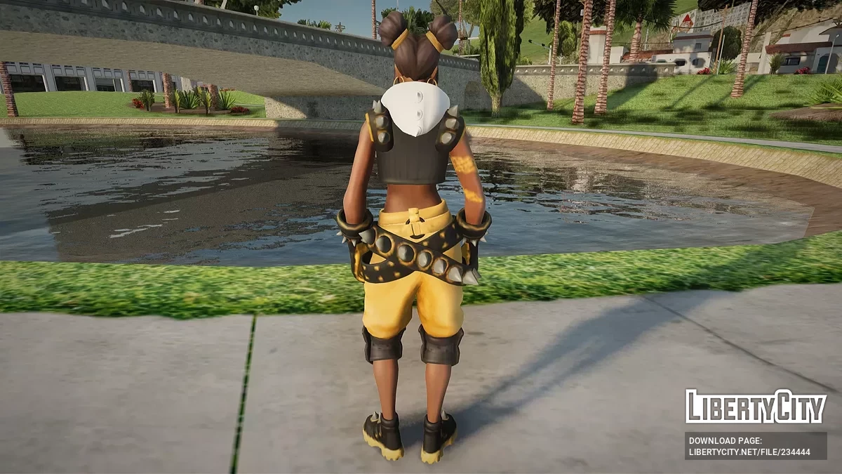 Златоликая Амара из Fortnite / GTA San Andreas