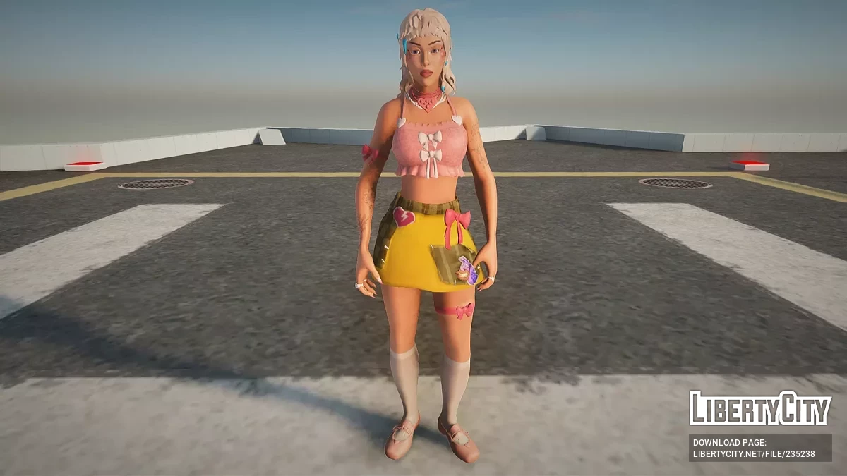 Doja Cat из Fortnite / GTA San Andreas