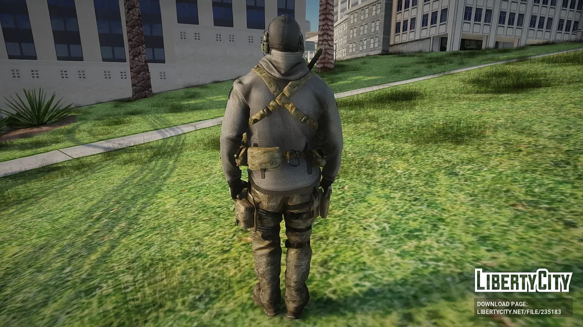Гоуст из Call of Duty: Modern Warfare (2019) / GTA San Andreas