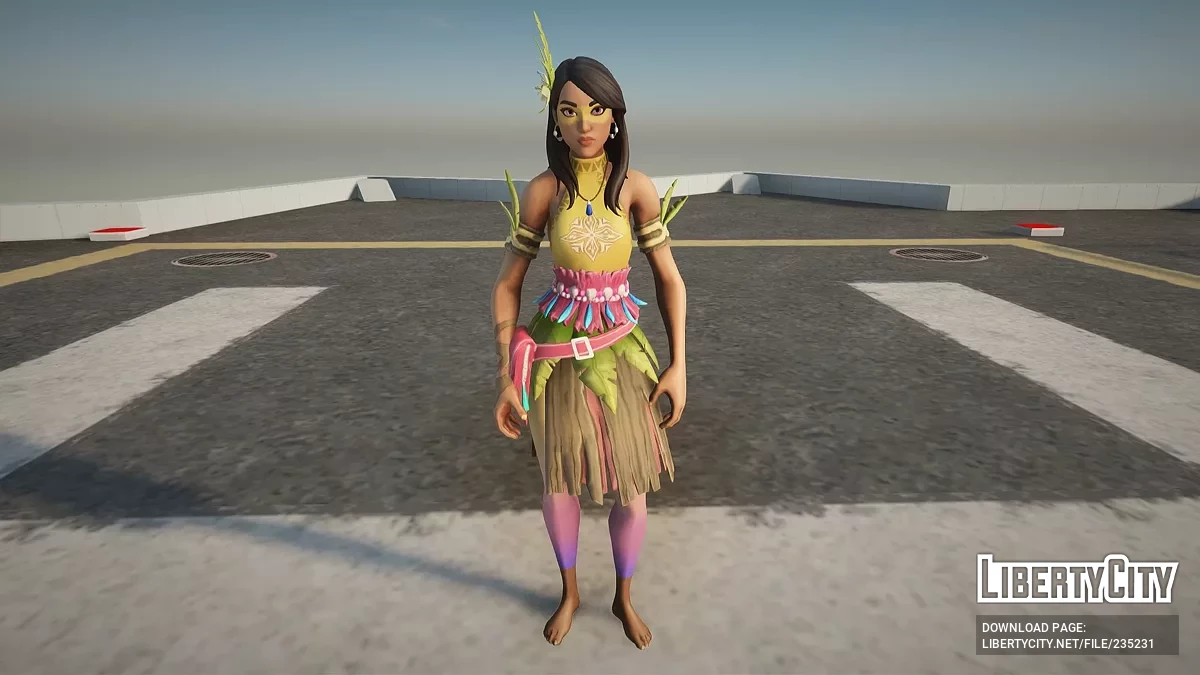 Иара из Fortnite / GTA San Andreas