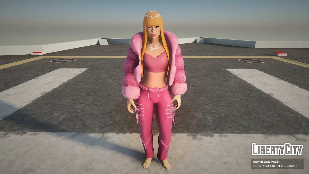 Ice Spice из Fortnite / GTA San Andreas