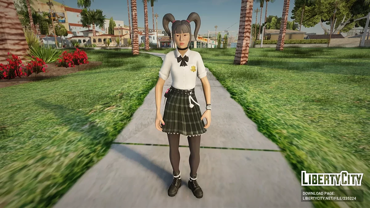 Юки Юбари из Fortnite / GTA San Andreas