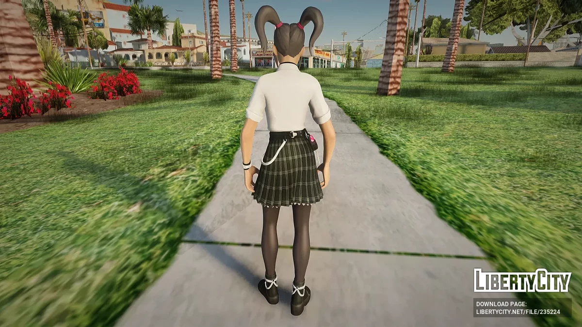 Юки Юбари из Fortnite / GTA San Andreas