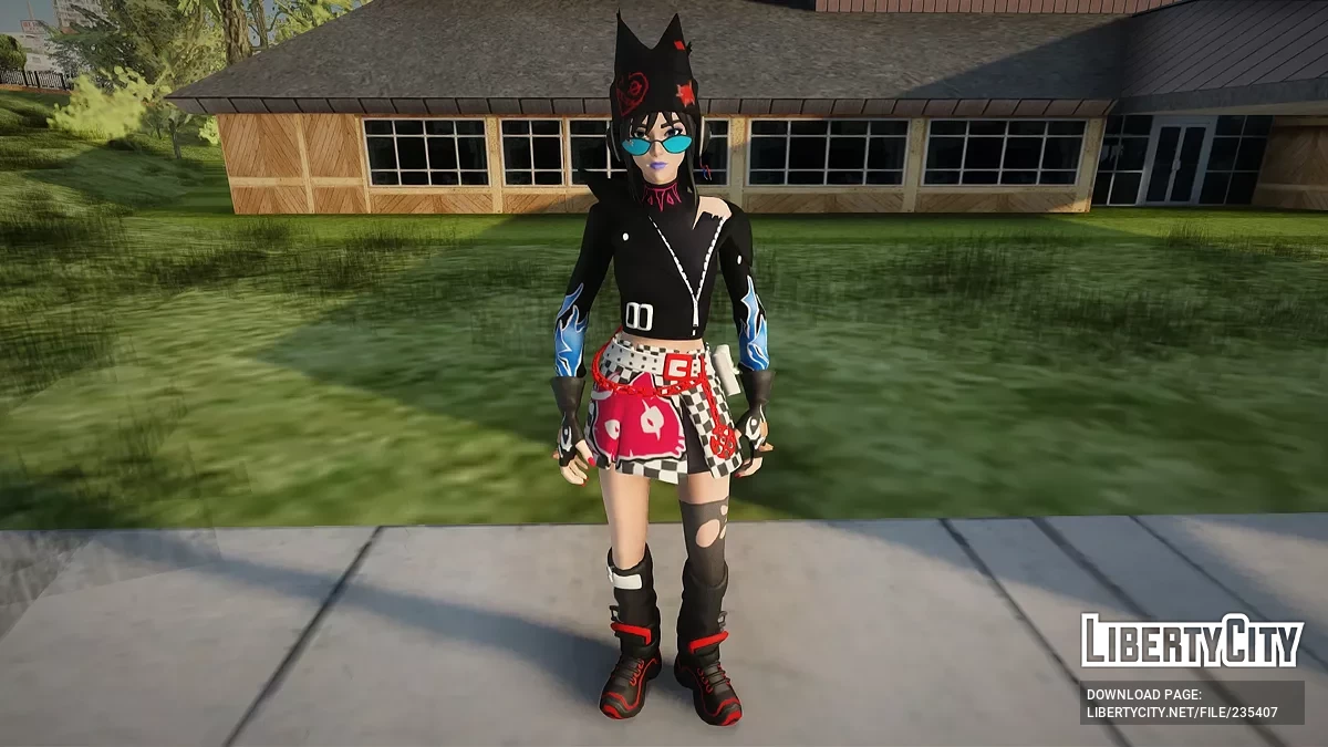 Хоуп из Fortnite / GTA San Andreas